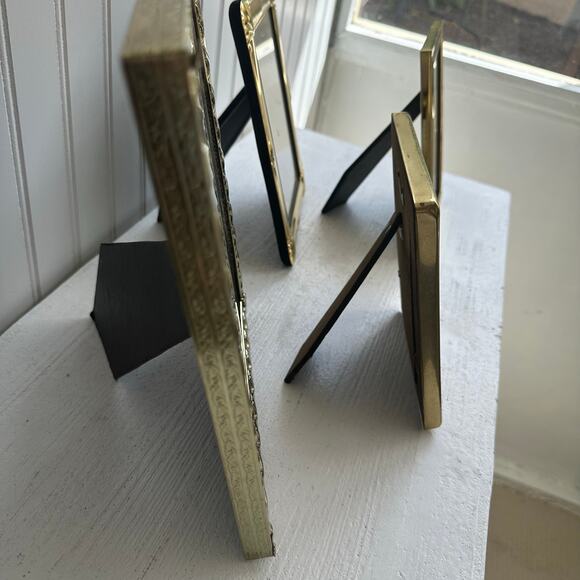 Set of 4 Gold Frames Wedding Wall Memory Gallery Wall Pictures Assorted Ornate - Picture 11 of 11